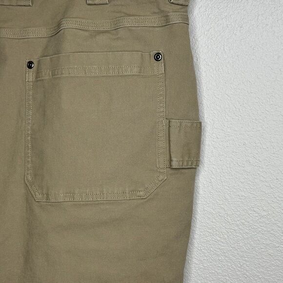 Duluth Trading Co. Cargo Shorts Mens Size 40 Beige Tan Flex Fire Hose Canvas - Picture 6 of 9